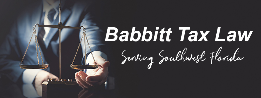 Babbitt tax law southwest florida IRS